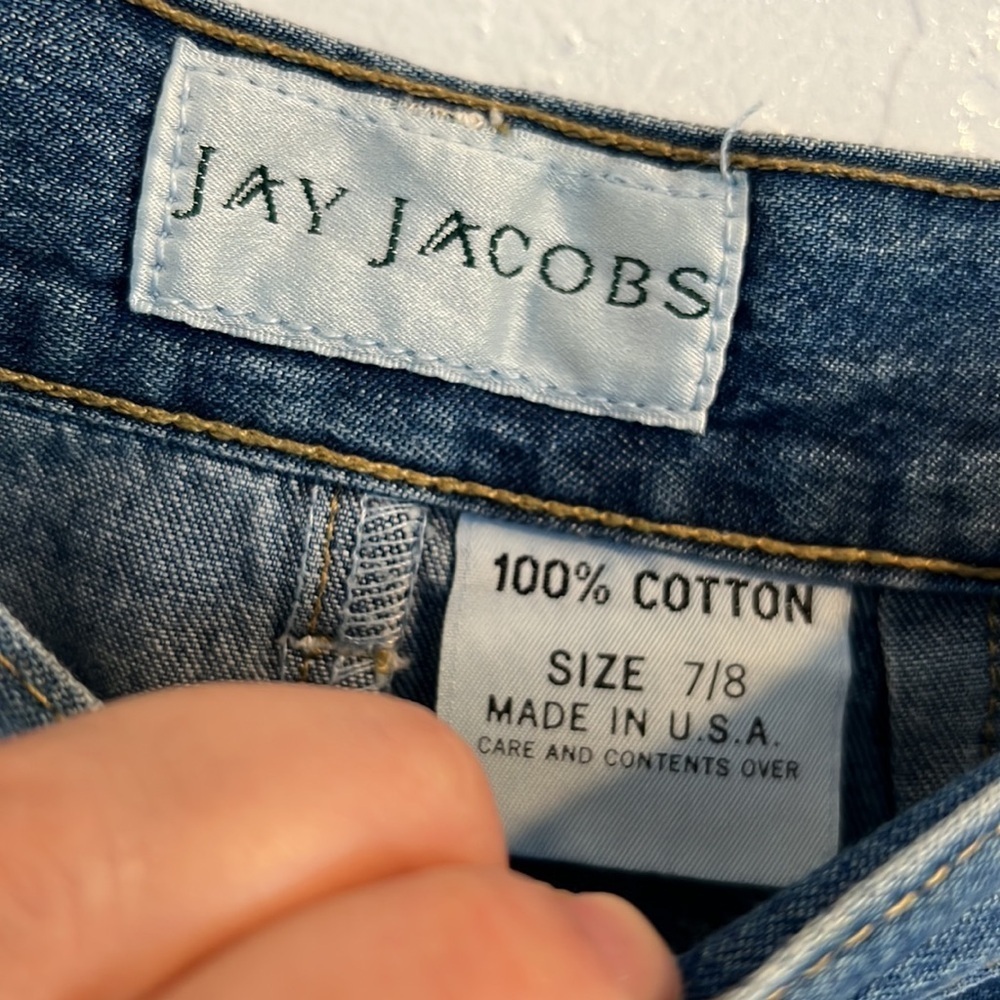 Jay Jacobs Vintage Boho Denim Skirt by Jay Jacobs  Straight Cut Y2K beth Dutton - Picture 8 of 13
